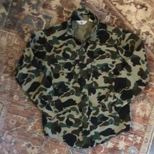 Black Duck camo shirt size S